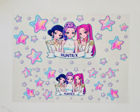 40oz Huntrix with Stars