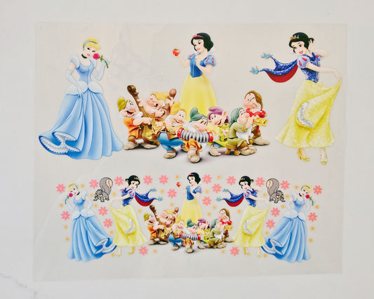 40oz Cinderella & Snow White