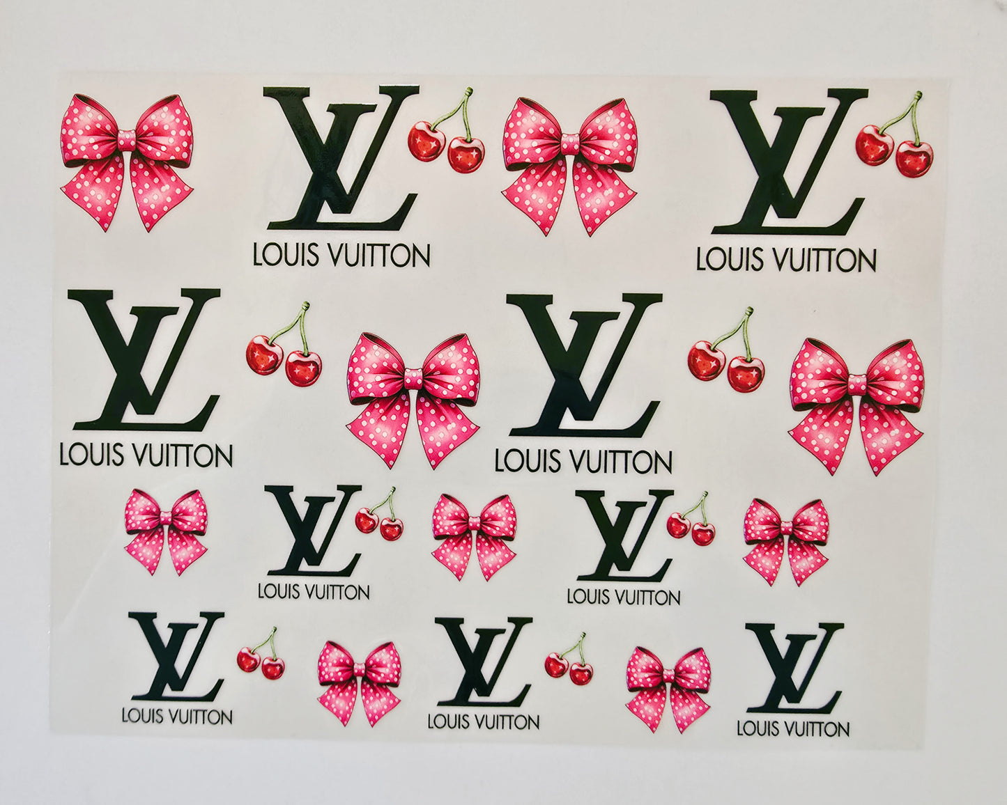 40oz LV Cherries & Bows