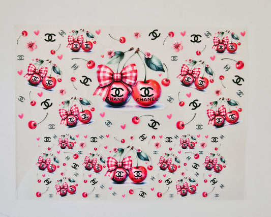 40oz Chanel Cherries