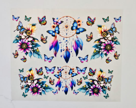 40oz Dream Catchers & Butterflies