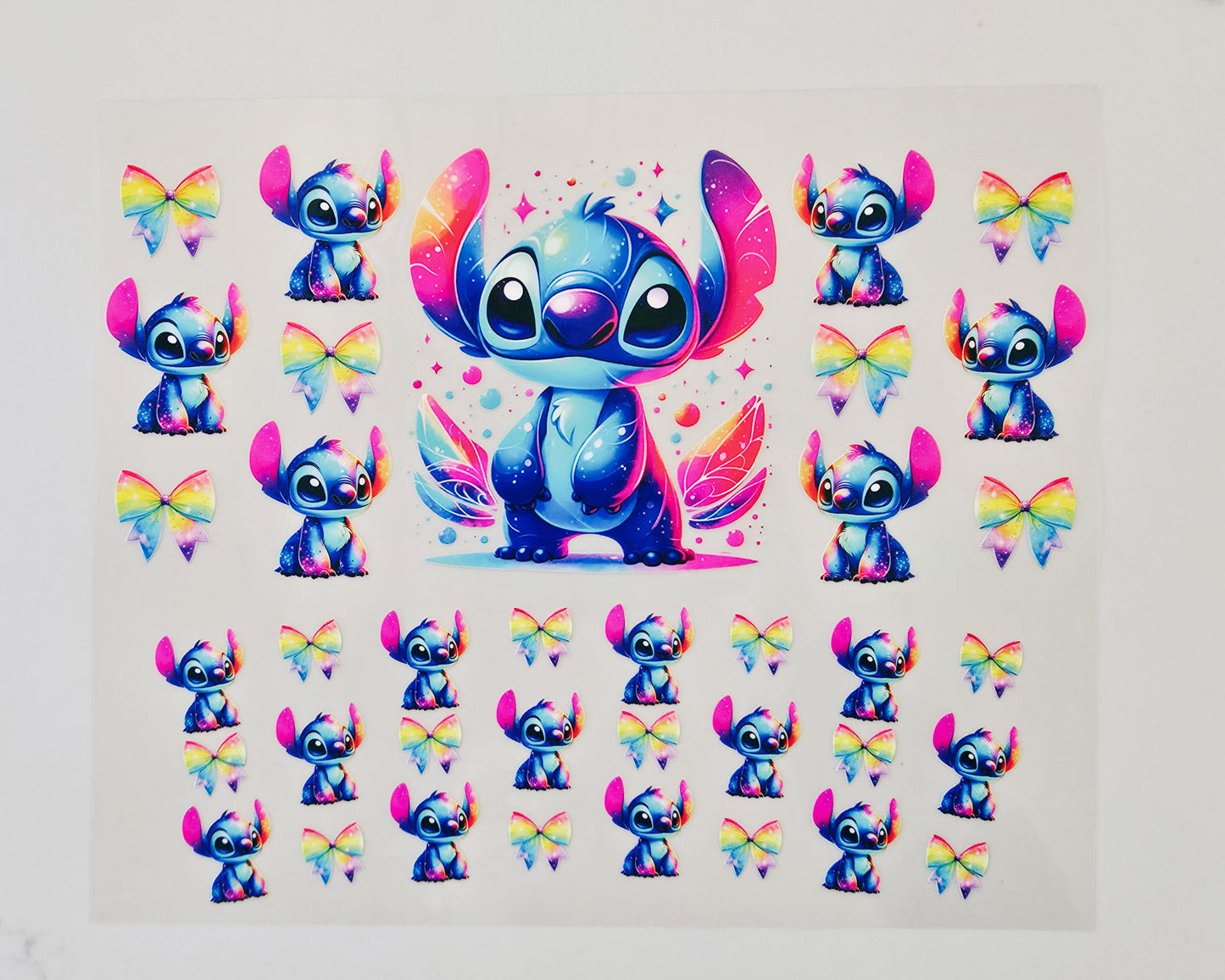 40oz Stitch with Colorful Bows