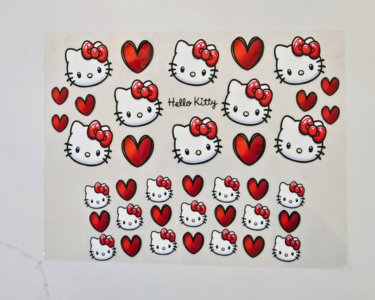 40oz Hello Kitty & Hearts