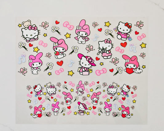 40oz Hello Kitty & Melody