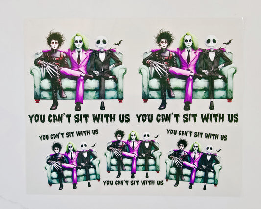 40oz Edward Scissorhands, Beetlejuice & Jack