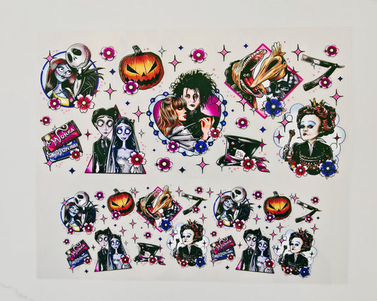 40oz Tim Burton Characters
