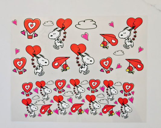 40oz Heart Snoopy
