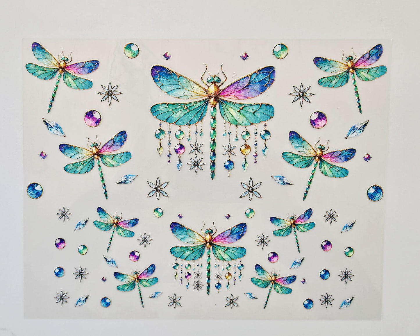 40oz Colorful Dragonfly