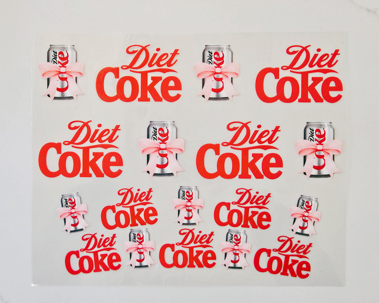 40oz Diet Coke with Bows