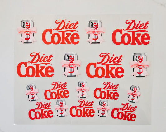 40oz Diet Coke with Bows