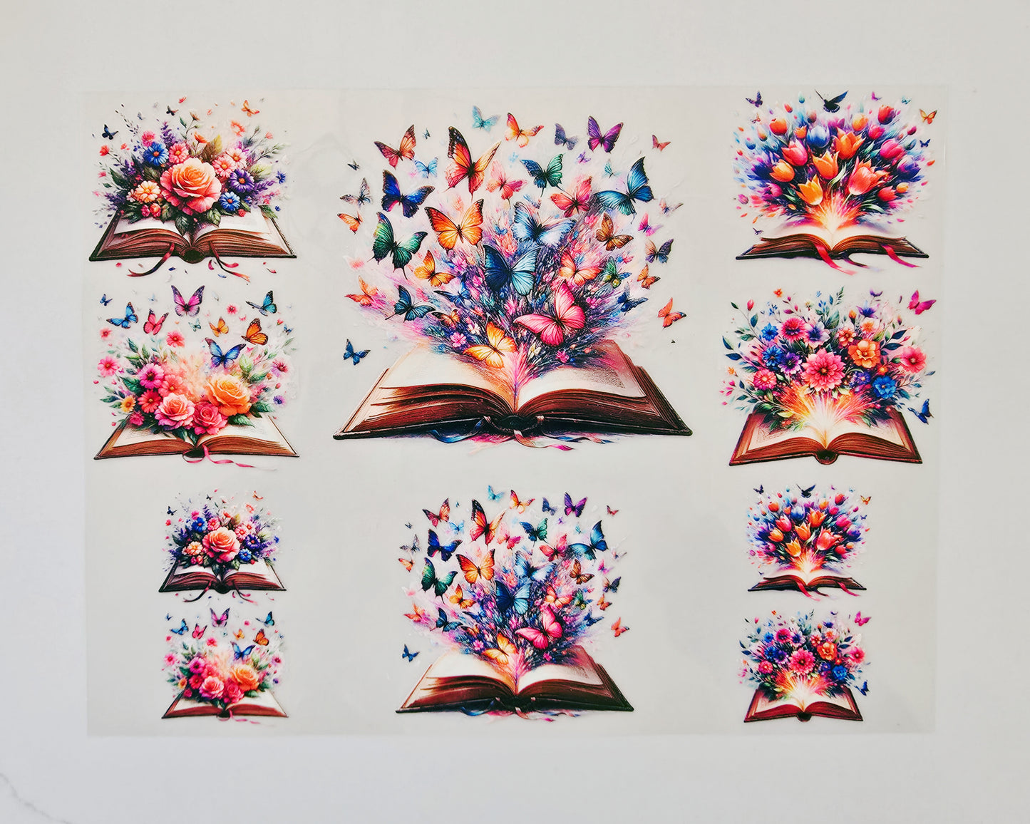 40oz Books with Butterflies
