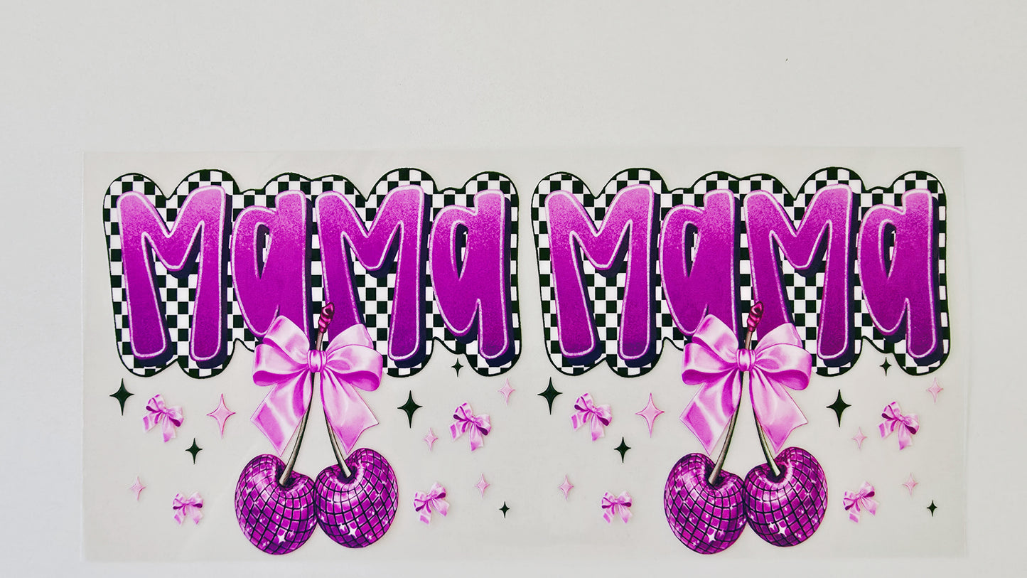 Checkered Purple Cherry Mama
