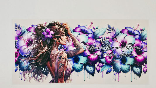 Where Flowers Bloom Tattoo Girl