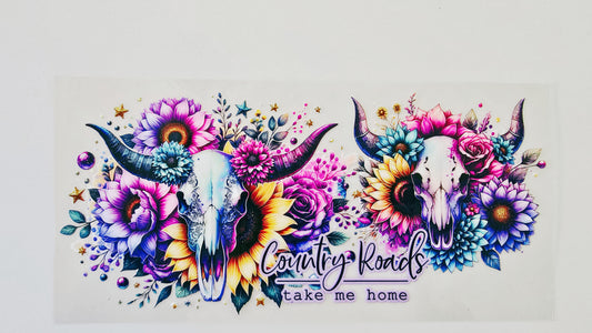 Country Roads Skull