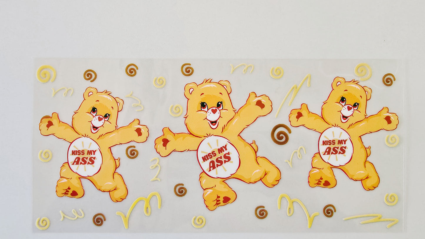 Orange Swear Bear