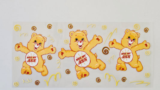 Orange Swear Bear