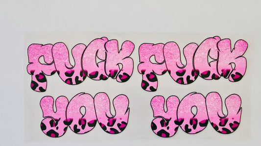 Leopard Bubble Fuck You