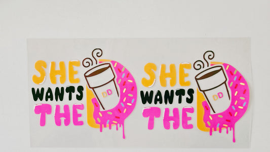 She Wants the Dunkin