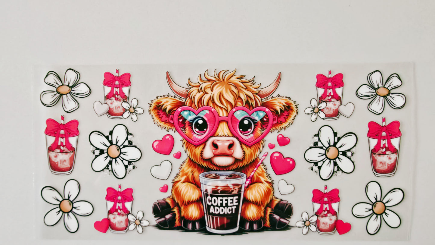 Coffee Addict Cow
