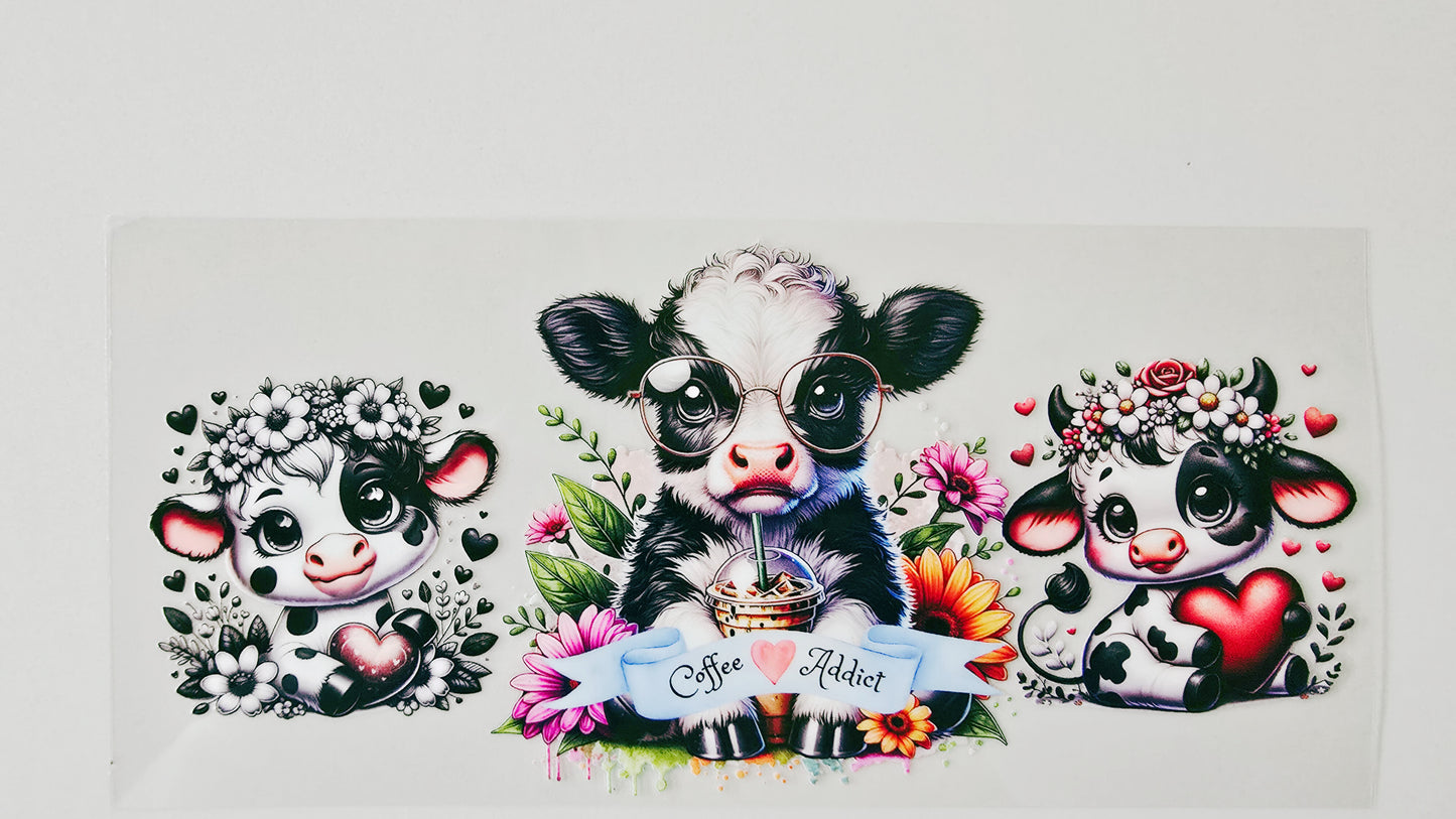 Coffee Addict Cow