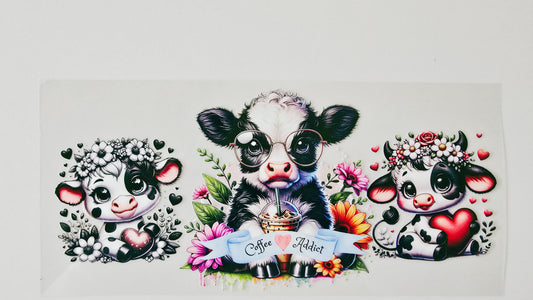 Coffee Addict Cow