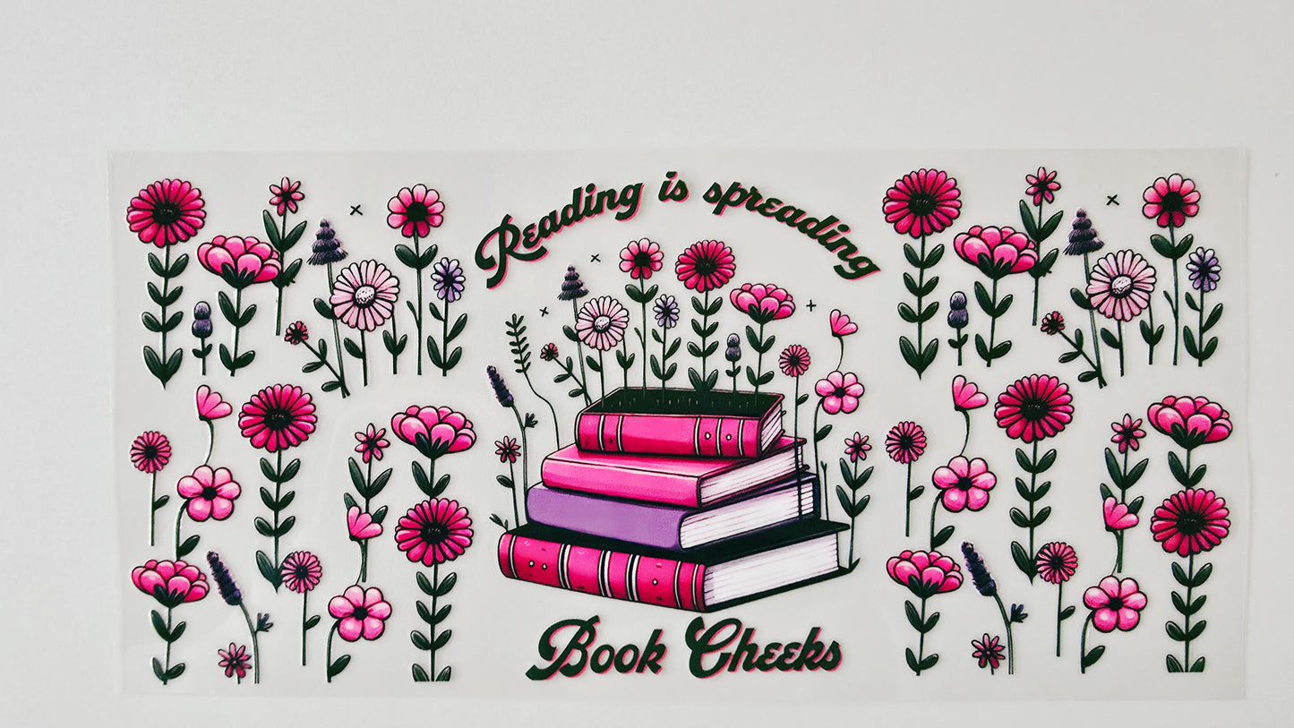 Reading is Spreading Book Cheeks