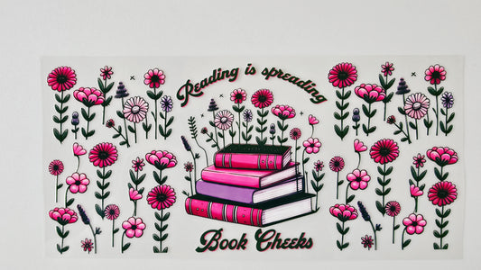 Reading is Spreading Book Cheeks