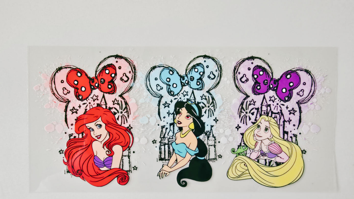 Ariel, Jasmine & Rapunzel