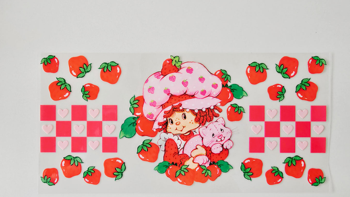 Checkered Strawberry Shortcake