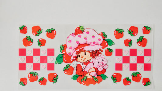 Checkered Strawberry Shortcake