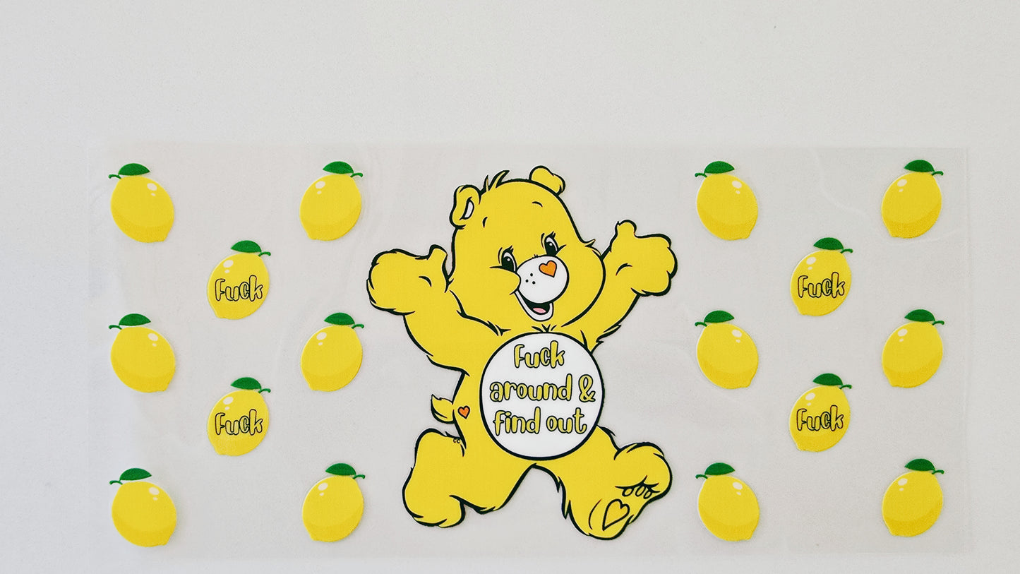 Yellow Swear Bear