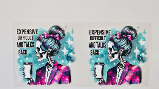 Expensive But Talks Back