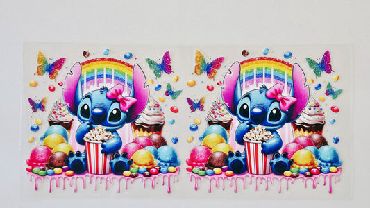 Stitch with Popcorn & Candy