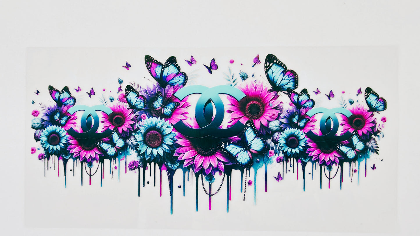 Purple & Teal Chanel