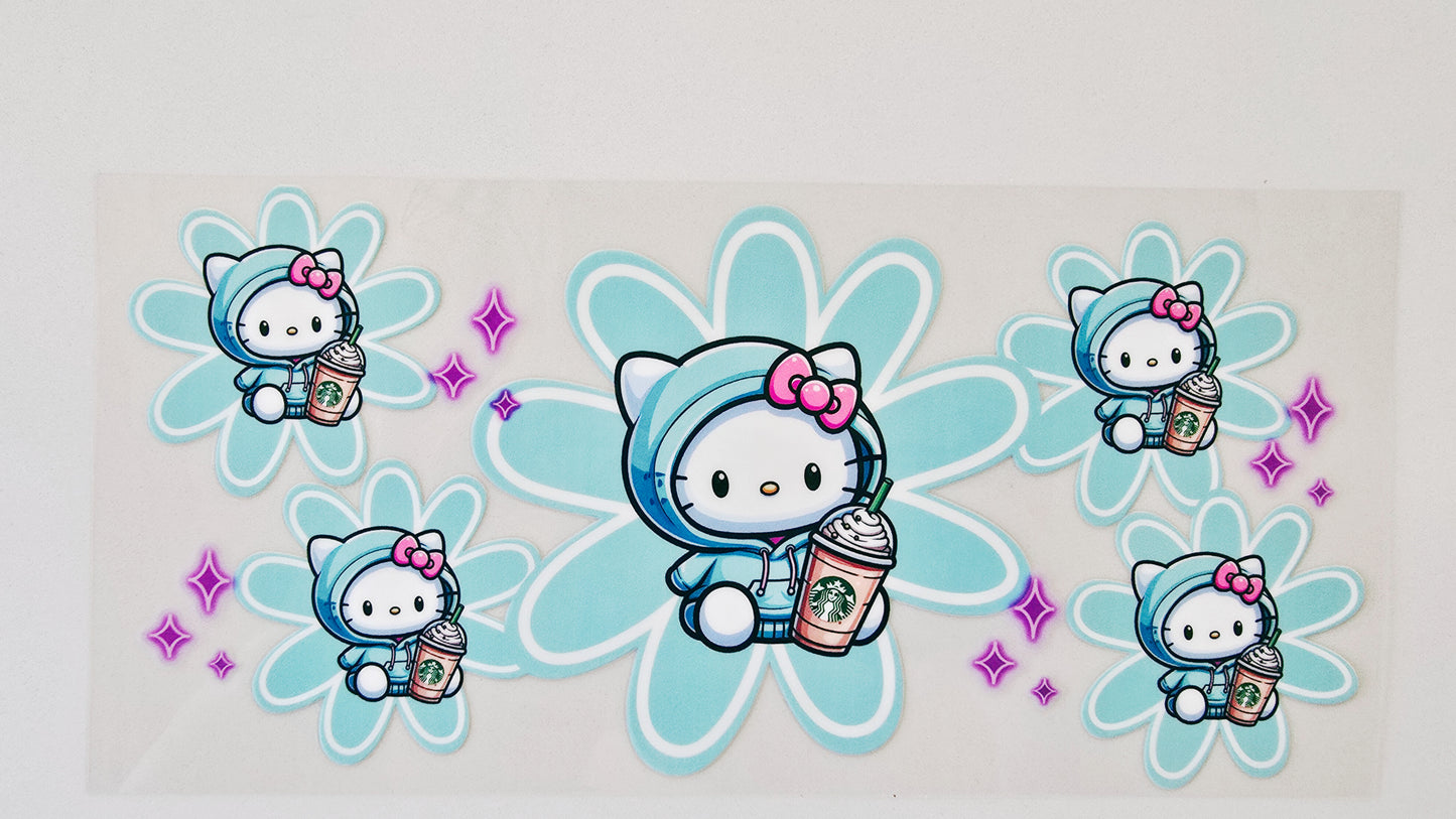 Light Blue Starbucks Hello Kitty