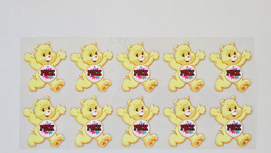 Yellow Swear Bear