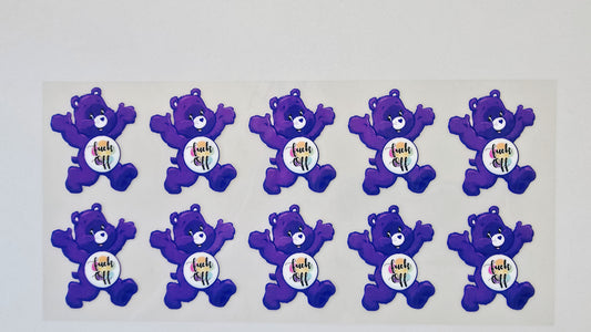Purple Swear Bear