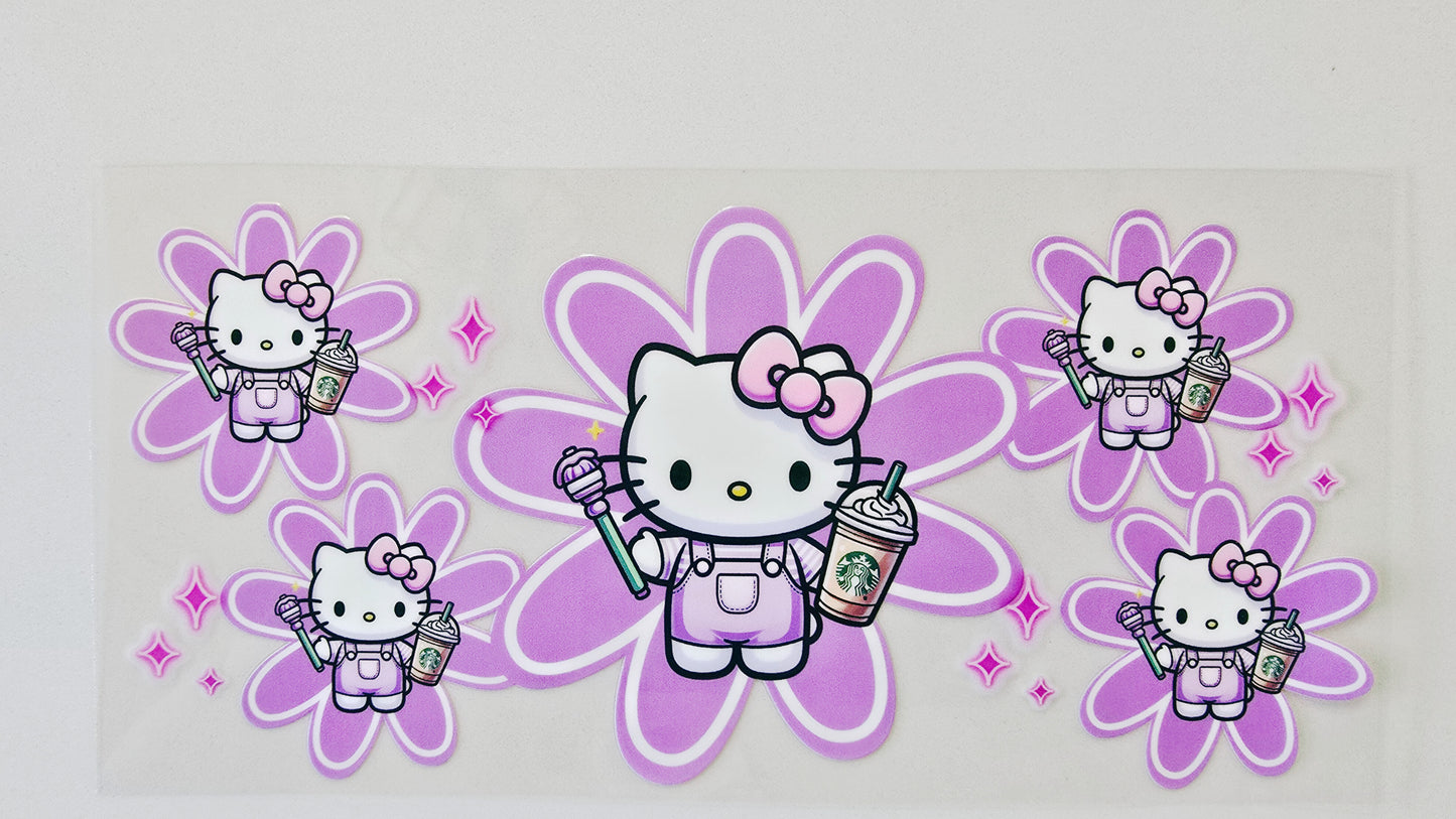 Purple Starbucks Hello Kitty