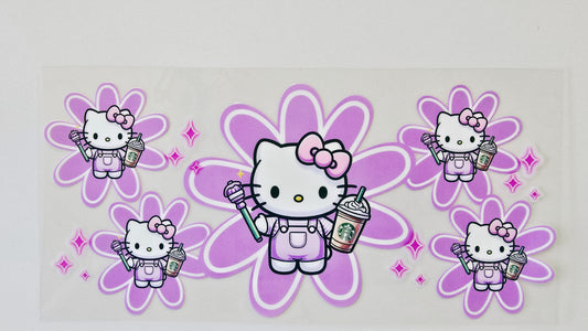 Purple Starbucks Hello Kitty