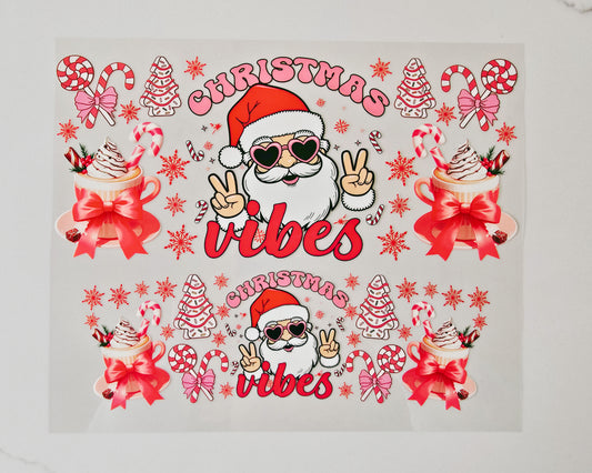 40oz Santa Christmas Vibes