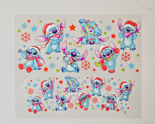 40oz Stitch Christmas