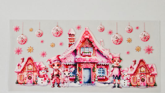 Elves Pink Christmas