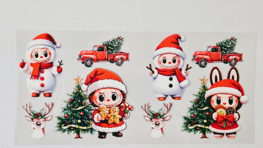Santa & Snowmen Labubu