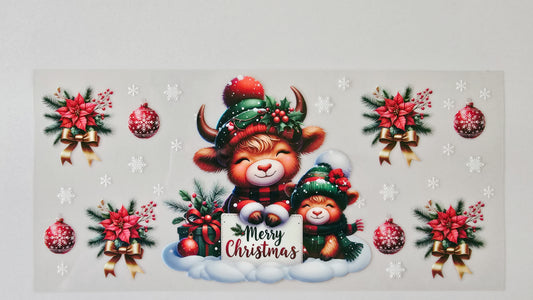 Merry Christmas Cows