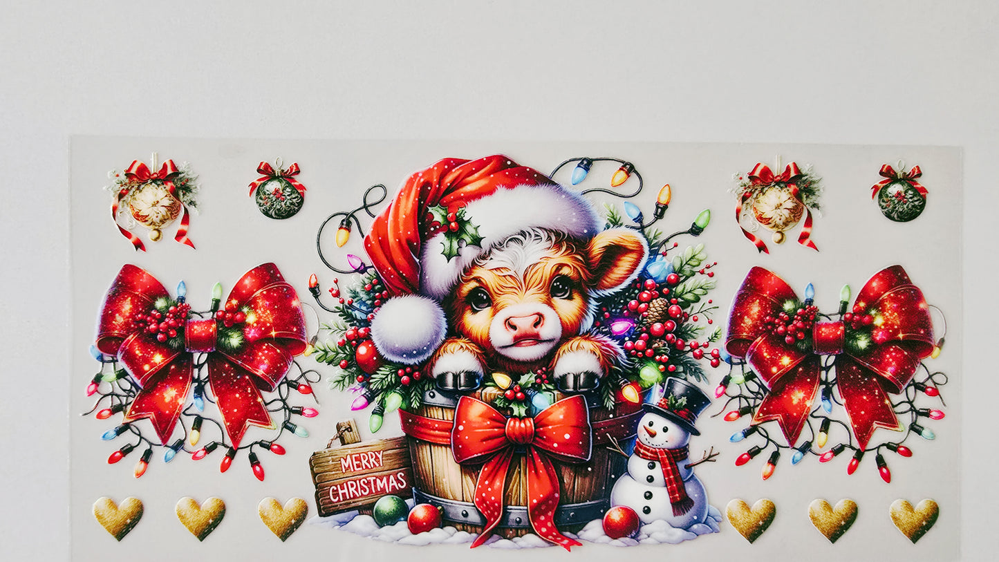 Baby Christmas Cow