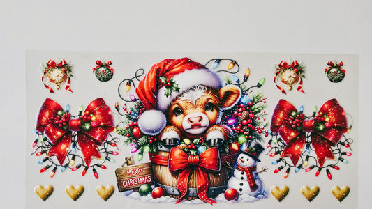 Baby Christmas Cow