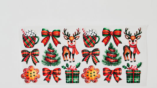 Christmas Reindeer, Trees & Bows