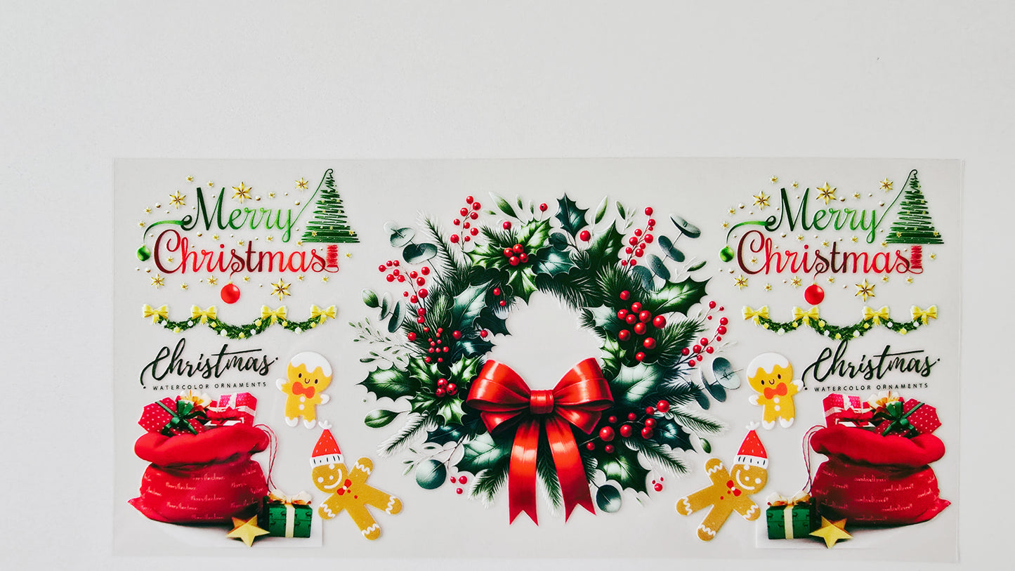 Merry Christmas Wreath