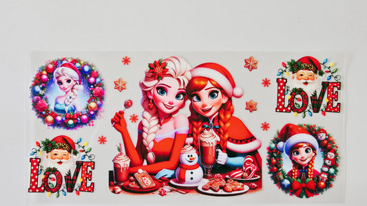 Christmas Princess Elsa & Anna