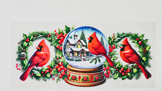 Red Cardinal Snowglobe